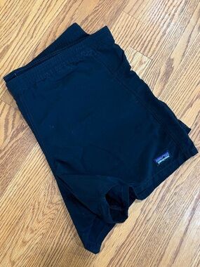 Patagonia Black Drawstring Active Shorts